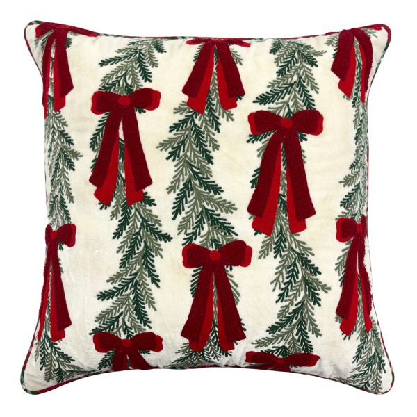 Cuscino con applicazioni Natale Collection Blanc Mariclo 50 x 50