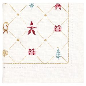 Tovagliolo in cotone "Clarina white Collection"