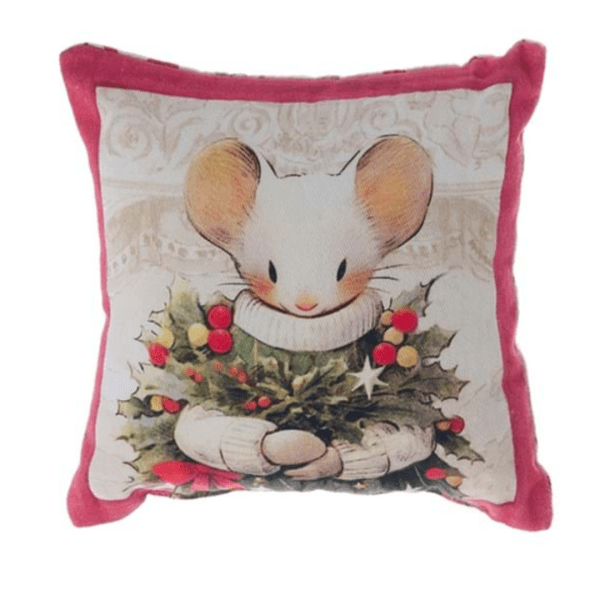 Cuscino Blanc Mariclo "Favola di Natale Collection" 15 x 15 cm.