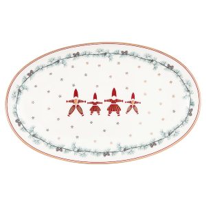Vassoio ovale Greengate "Juana white Collection"
