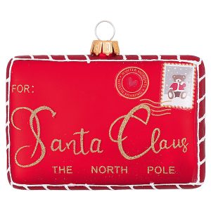 Decorazione pallina di natale Greengate "Xmas letter red Collection"