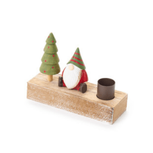 Porta candela Babbo natale "Nuvole di Stoffa"