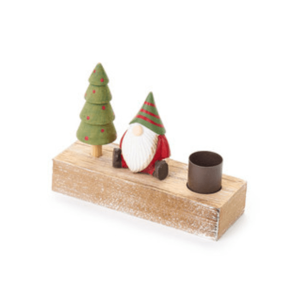 Porta candela Babbo natale "Nuvole di Stoffa"
