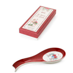 Poggiamestolo in porcellana con scatola regalo "Nuvole di Stoffa"