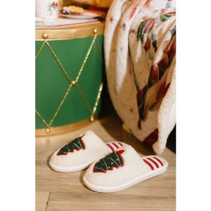 Ciabatte con alberello di natale “La Giostra di Amélie” – Nuvole di Stoffa Taglie assortite