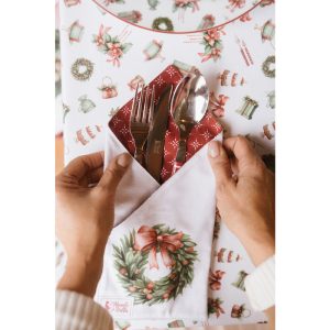 Porta posate “Storia di natale collection” – Nuvole di Stoffa