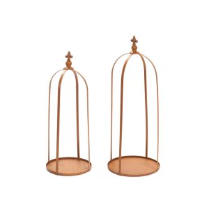 Set 2 lanterne in metallo “Bosco Incantato collection" – Nuvole di Stoffa