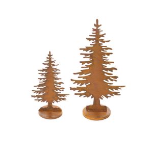 Set 2 alberi stilizzati in metallo "Bosco incantato Collection" – Nuvole di Stoffa