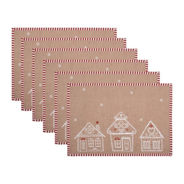 Set 6 tovagliette natale Clayre Eef