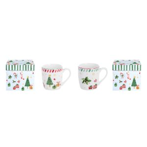 Set 2 tazze Blanc Mariclo "Holly e Jolly Collection"