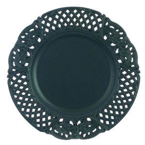 Sottopiatto decorativo traforato Blanc Mariclo "Sinfonia a tavola Collection"