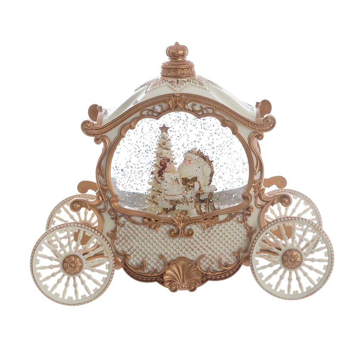 Carrozza con led e musica Blanc Mariclo "Dora Collection"