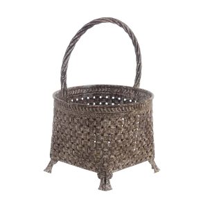 Cestino in ferro Blanc Mariclò – memoriae collection H30