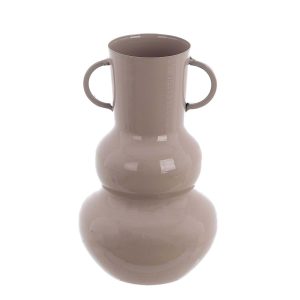 Vaso in metallo Blanc Mariclò – Carmen Collection H.20 cm.