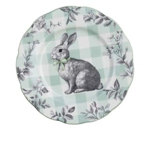 Piattino Blanc Mariclò – Vichy Collection - verde