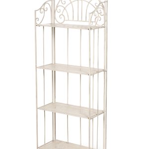 Etagere libreria scaffalatura in metallo – Nuvole di Stoffa 61x31x159 cm