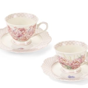 Set 6 tazzine assortite caffè Nuvole di Stoffa "Fiorirà Collection"