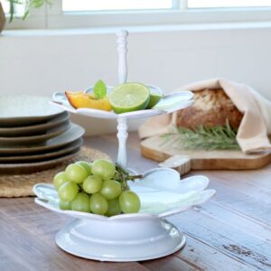 Alzata Etagere 2 Piani in Metallo – Chic Antique