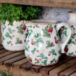 Brocca Decorativa Fraises con Fragole – Chic Antique