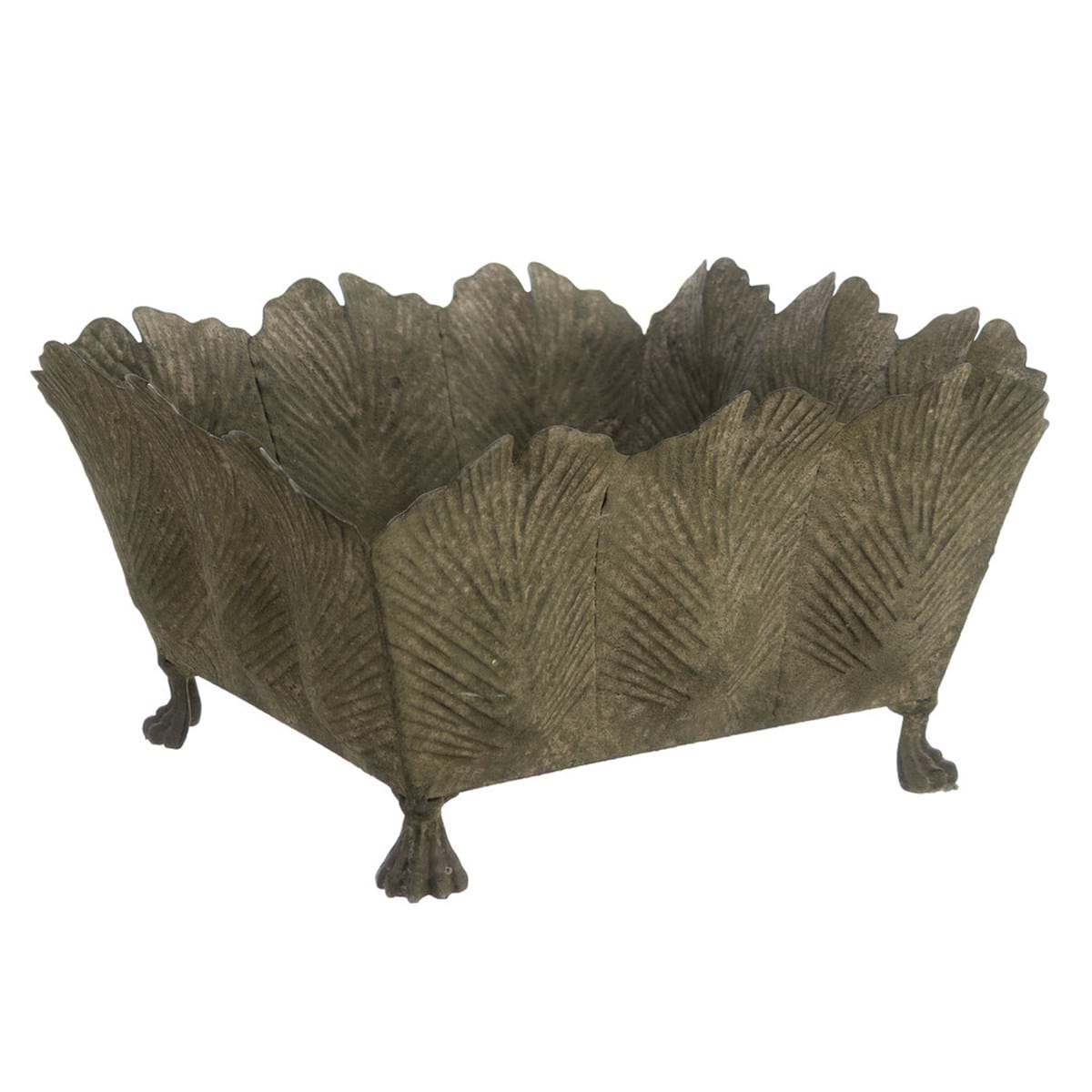 Vaso porta piante Blanc Mariclò 38 x 38 x H 19 cm