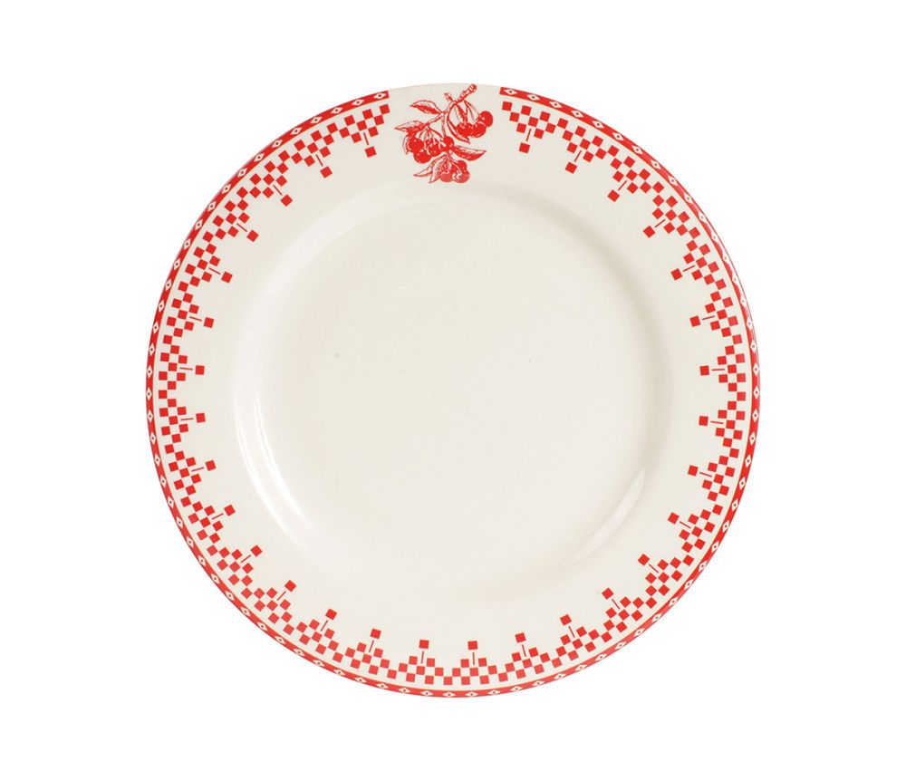 Servizio Piatti per 6 persone “Damier Rouge” – Comptoir de Famille - immagine 2