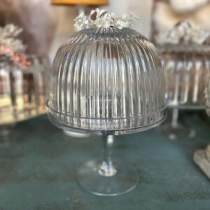 Alzata tortiera in vetro 20 x h.28