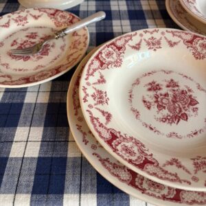 Servizio Piatti per 6 persone Clothilde Bordeaux – Comptoir de Famille