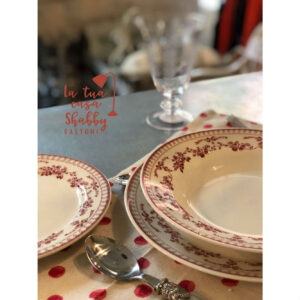 Servizio di piatti "Faustine" per 6 persone Comptoire de Famille