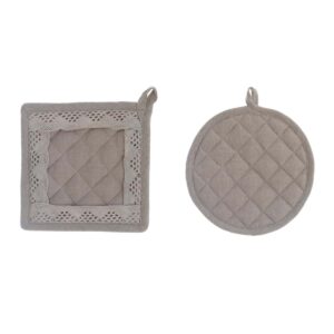 Set 2 Presine Beige Blanc Mariclò – Collezione Nuovo Infinity