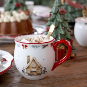 Tazza Chalet de Noël ciliegia Chic Antique