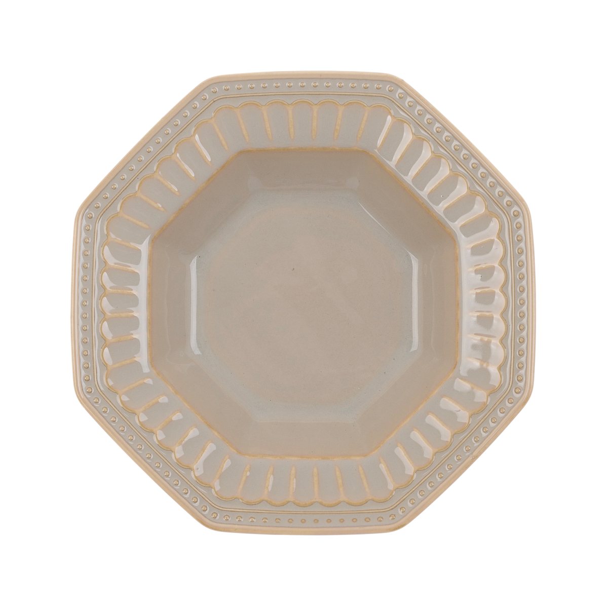 Piatto fondo Blanc Mariclò – LA TAVOLA DELLE MERAVIGLIE – 28 x 5 x 26