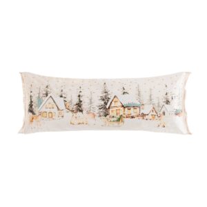 Cuscino con applicazioni Blanc Mariclò – 35 x 91 cm