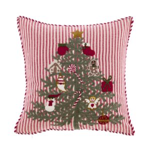 Cuscino ricamato Blanc Mariclò – Cuscini di Natale – 45 x 45 cm