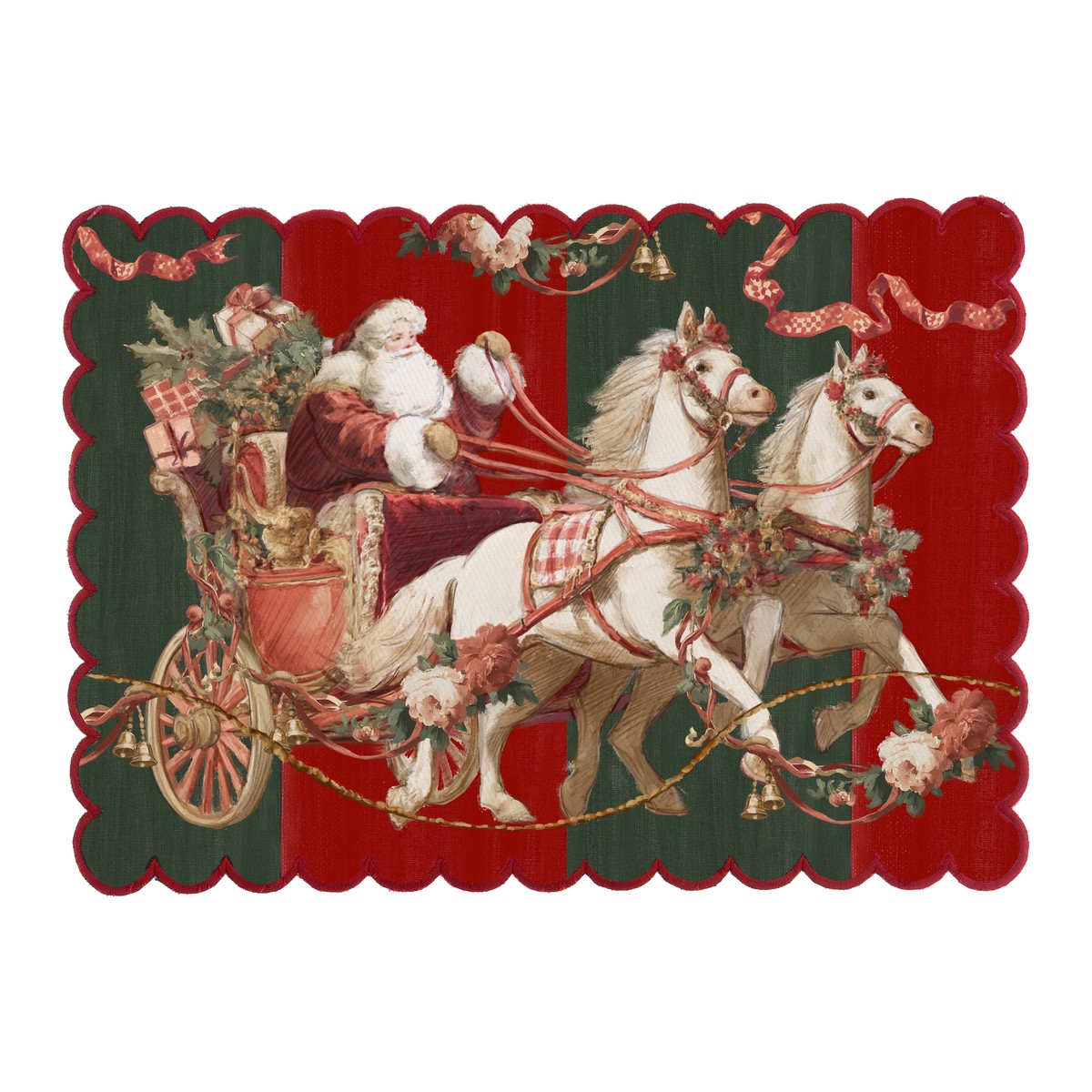 Tovagliette cerate assortite Blanc Mariclò – CALESSI E CALESSINI – 33 x 48