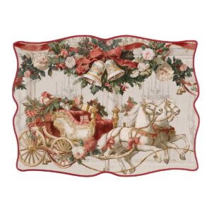 Tovaglietta cerata Blanc Mariclò – Calessi e Calessini – 33 x 48 cm