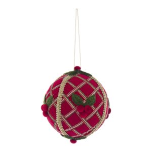 Decorazione in tessuto Blanc Mariclò – Fasto Antico – 16 x 16 x 16 cm