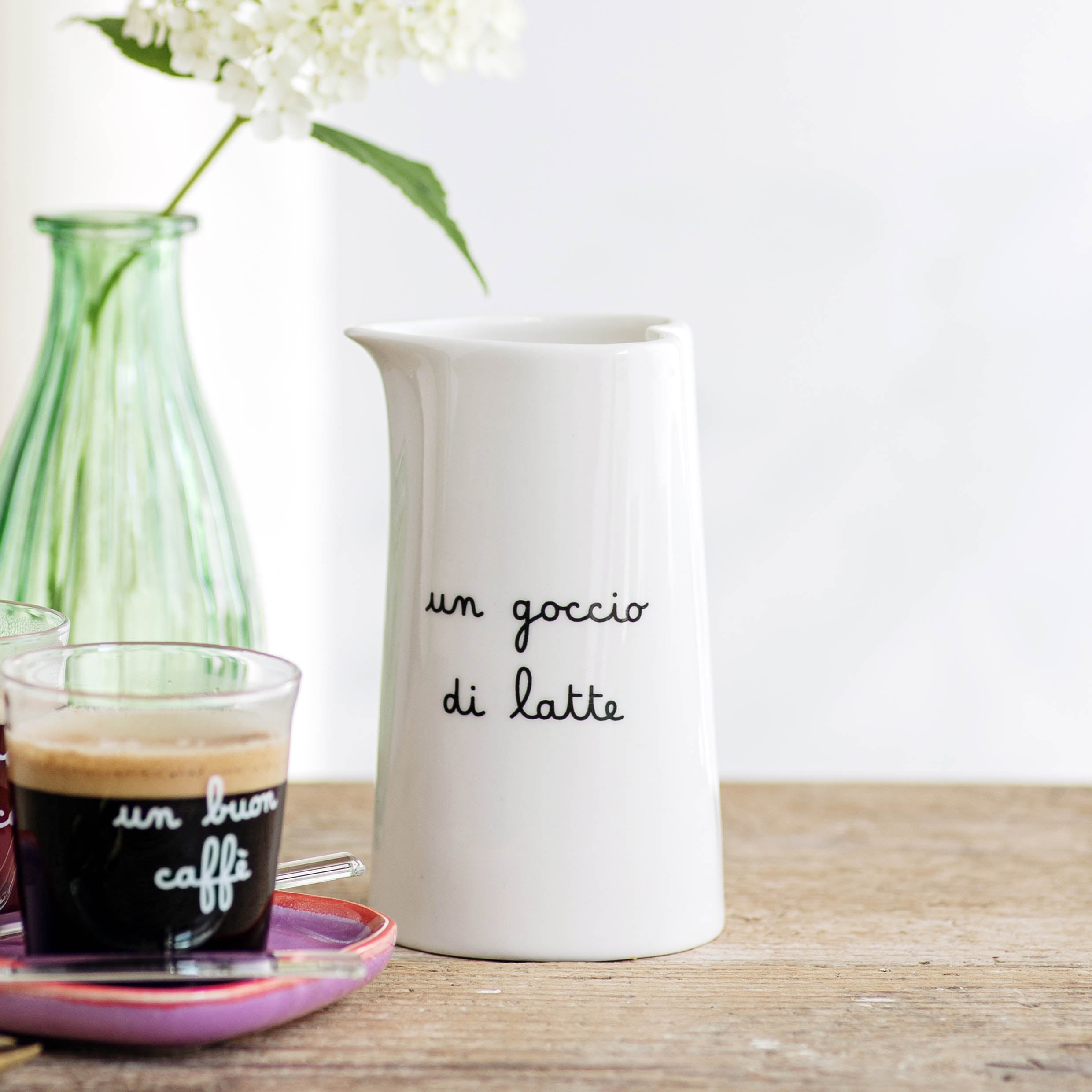 Lattiera in gres Un goccio di latte Simple Day