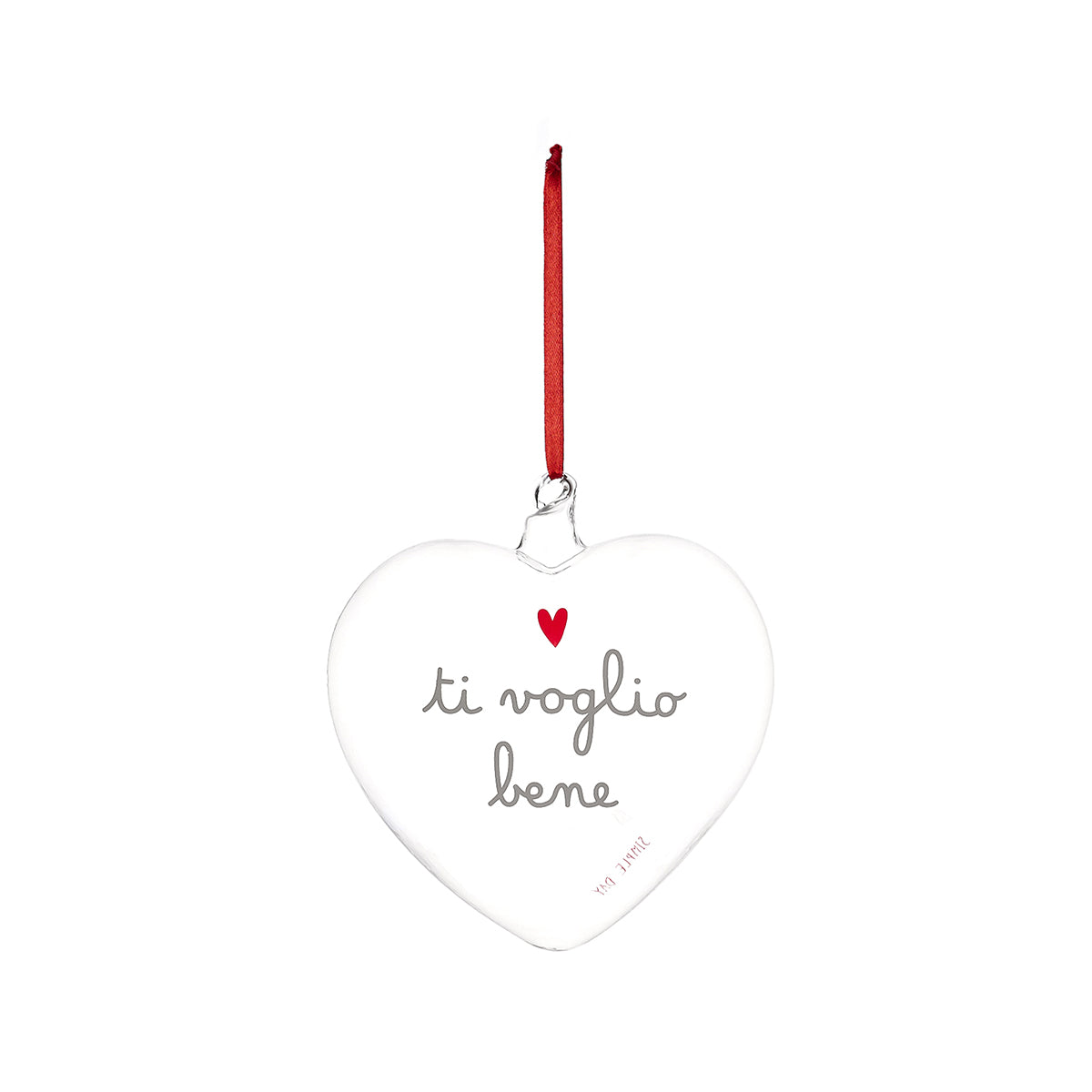 Pallina cuore Ti voglio bene - 15 cm Simple Day - immagine 2