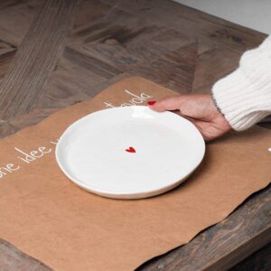 Set 2 Piatti da dessert Cuore Simple Day