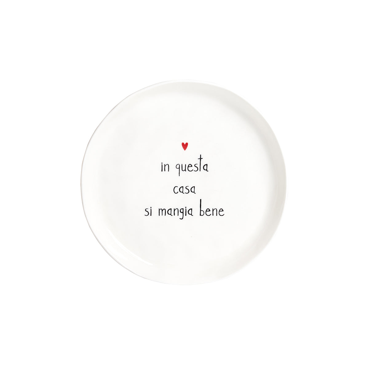 Set 2 Piatti da dessert In questa casa si mangia bene Simple Day - immagine 3