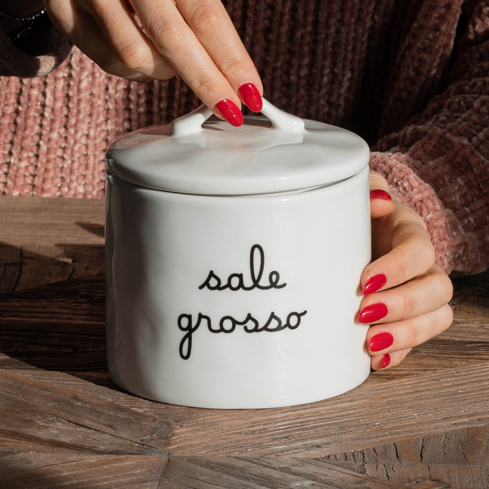 Barattolo in gres Sale grosso Simple Day