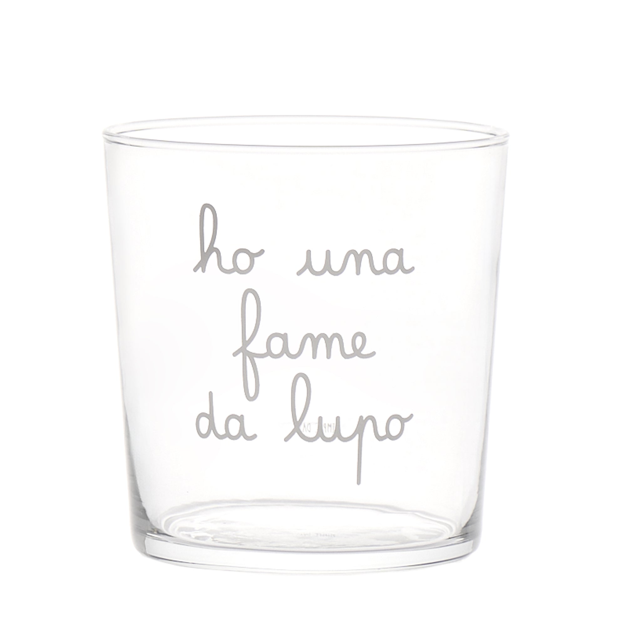 Set 6 Bicchieri acqua Ho una fame da lupi Simple Day - immagine 3