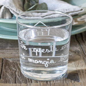Set 6 Bicchieri acqua Mangia Bene Simple Day