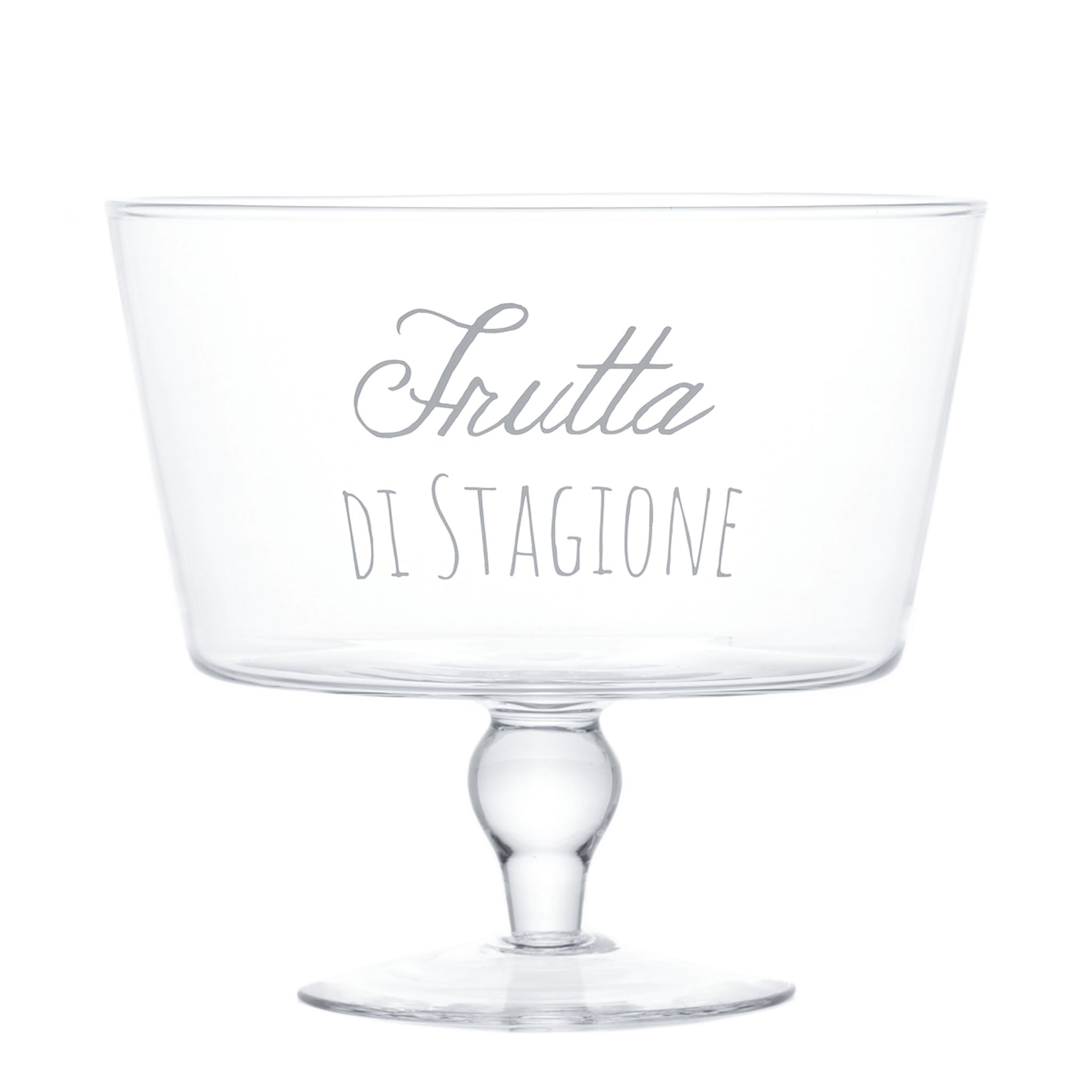 Alzata Porta frutta in vetro decoro Frutta Di Stagione Simple Day - immagine 2