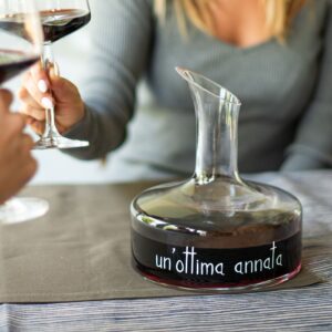 Decanter in vetro Un'ottima annata Simple Day