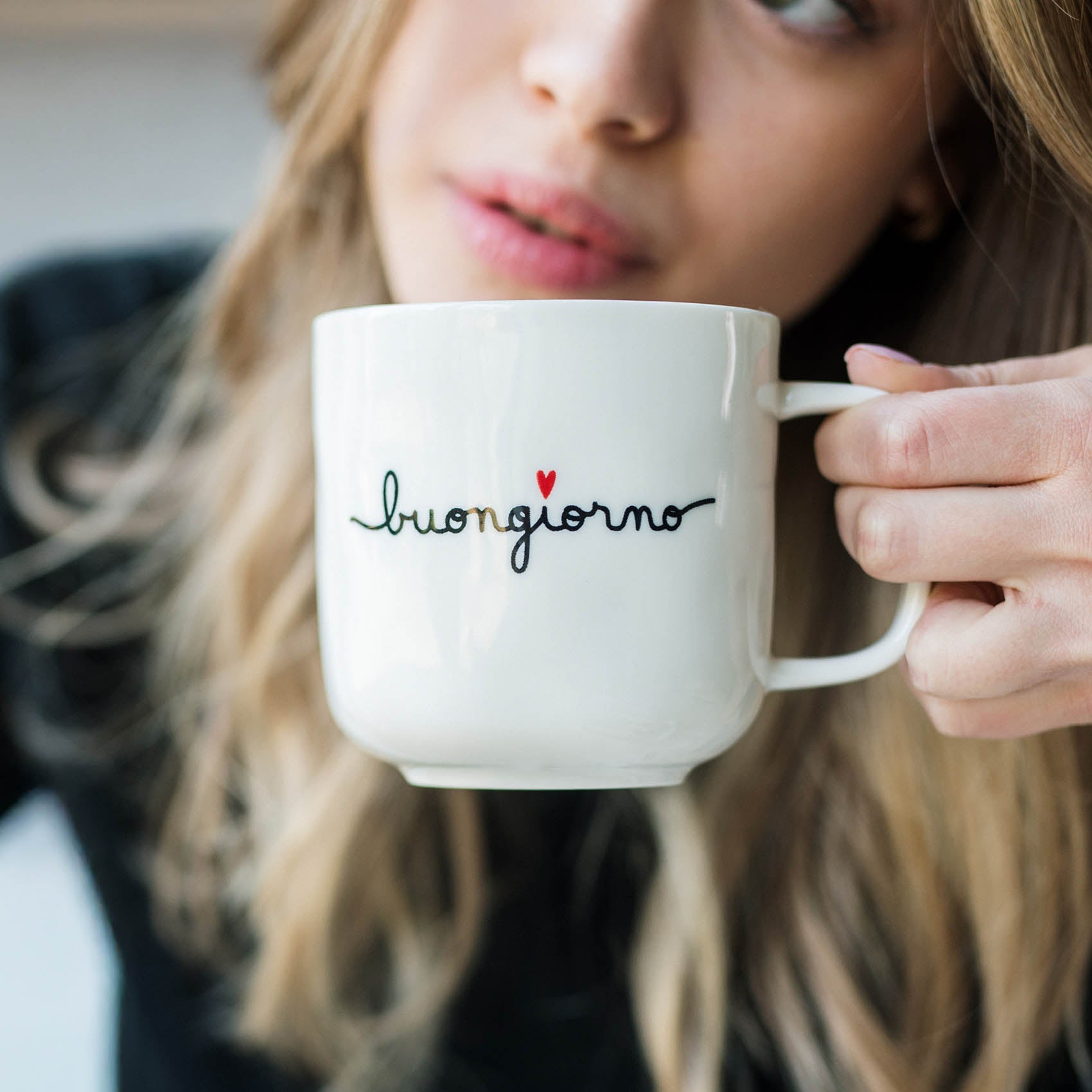 Mug bianca Buongiorno Simple Day