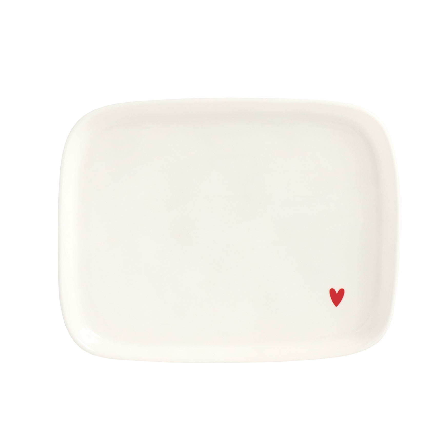 Piatto rettangolare Cuore rosso Simple Day - immagine 2