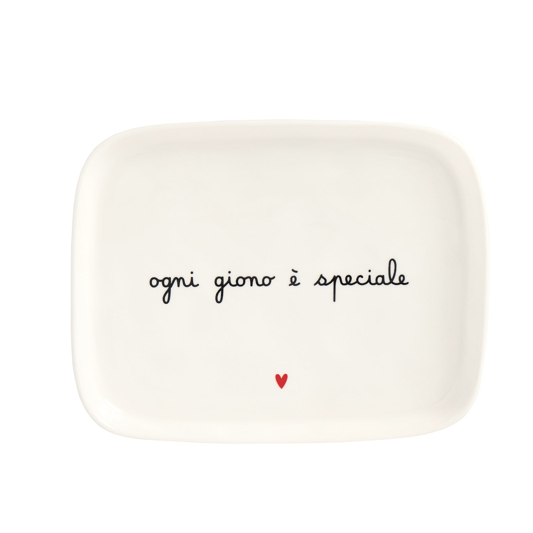 Piatto rettangolare Ogni giorno è speciale Simple Day - immagine 2