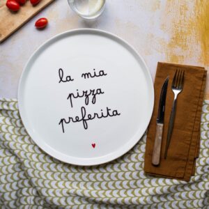 Piatto pizza La mia pizza preferita 31,5 cm Simple Day