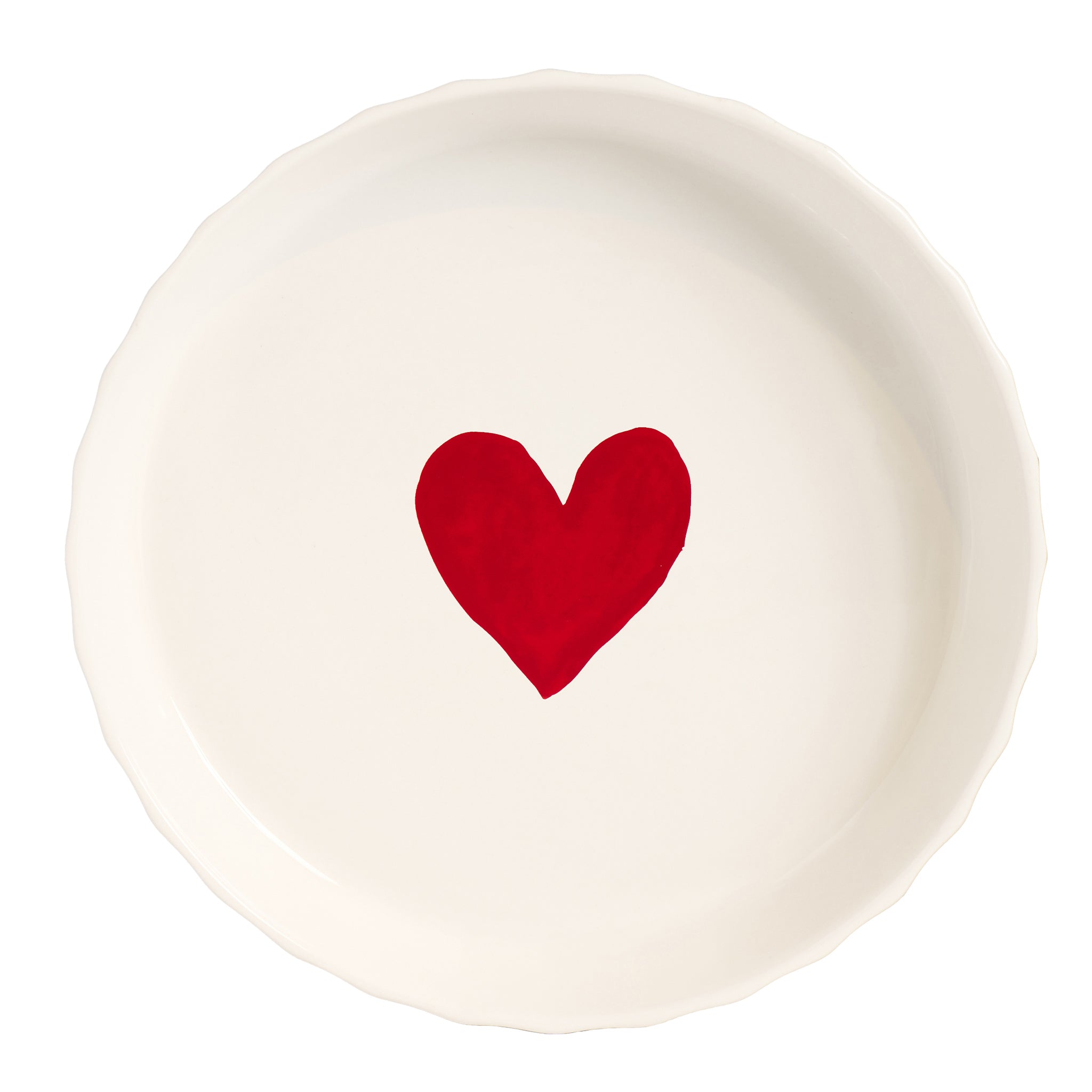 Tortiera in gres Cuore acquerello Simple Day - immagine 2